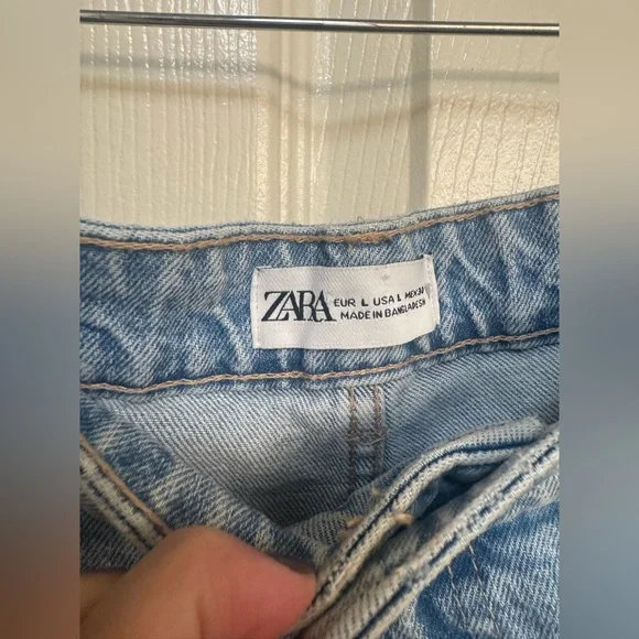 Zara Midi Denim Skirt - Picture 3 of 9